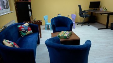 Адаптирана просторија за виђање деце и родитеља у Центру за социјални рад 