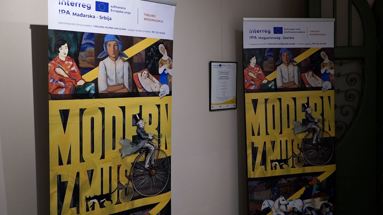Отворена изложба „Од приватног до јавног – уметност модернизма у Баји”