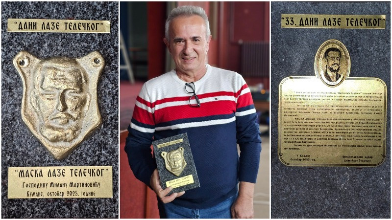 „Маска Лазе Телечког” Милану Мартиновићу