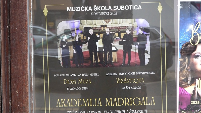 Концерт „Академија мадригала“ у недељу у Музичкој школи