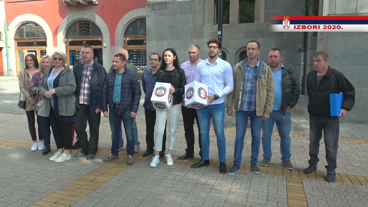 „Ратни ветерани за Србију“ предали листу за локални парламент